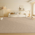 Distributed carpet living room classy sense  new style stain-resistant, wash-free, wipeable cream style pure color waterproof maintenance-free floor