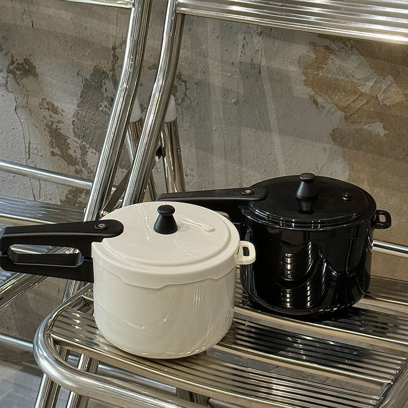 304 stainless steel instant noodle bowl with lid, large capacity, drainable instant noodle bowl, pressure cooker style student rice bowl box