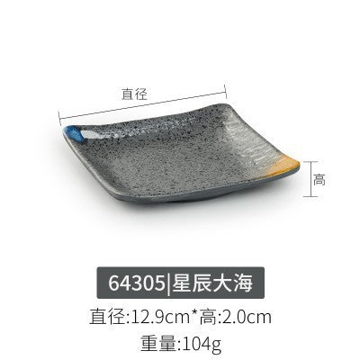 Melamine plate japanese plastic barbecue plate imitation porcelain round flat plate barbecue plate restaurant hot pot tableware dish plate commercial