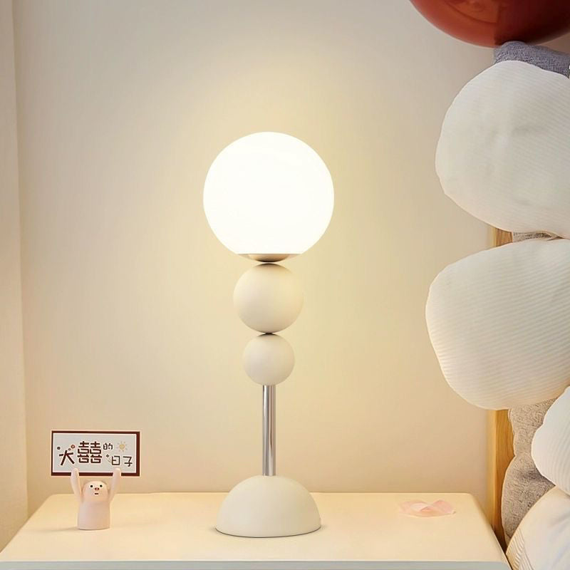 Cream style floor lamp living room sofa nordic normcore creative moon lamp bedroom bedside vertical atmosphere lamp