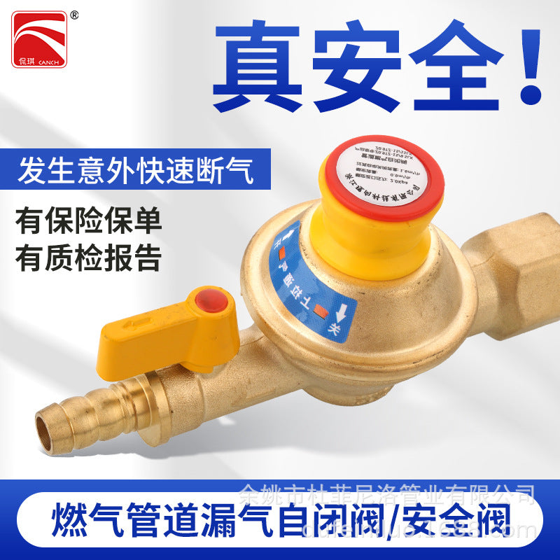 One piece is sent on behalf of the household national standard liquefied gas explosion-proof gas pressure reducing valve, and the gas tank safety valve is automatically sent on behalf of one piece.