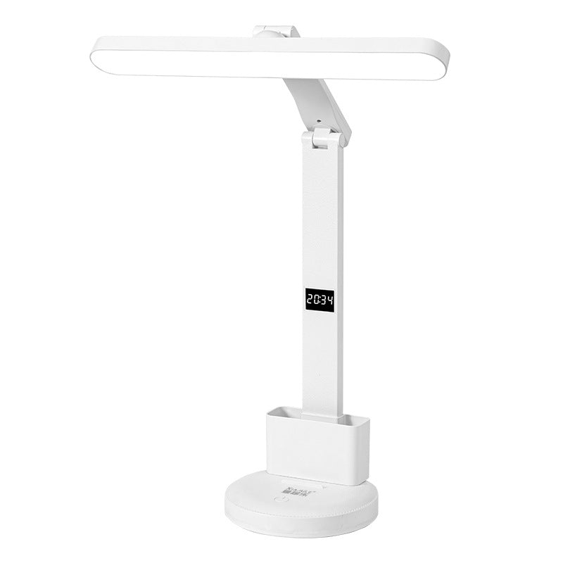 Foldable perpetual calendar desk lamp - student dorm study reading light - rechargeable dual-purpose bedroom bedside lamp - cross-border wholesale