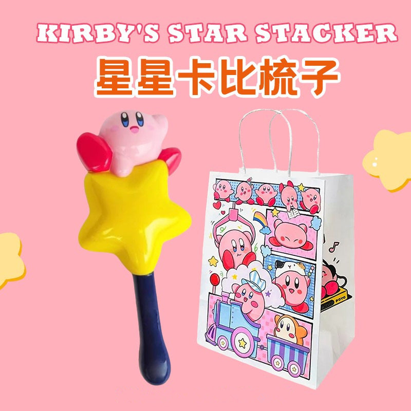 Cute kirby air cushion comb - anti-static, cartoon design, girly massage comb for home use, kids & girls