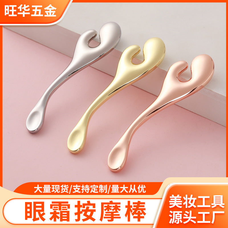New eye cream stick eye massage - compact & portable, influencer-approved, metal facial beauty wand for enhanced absorption & massage