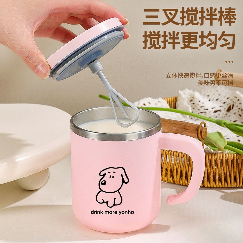 New arrival fully automatic mixing cup rechargeable portable water cup coffee cup (can be used as a mouthwash cup without lid)