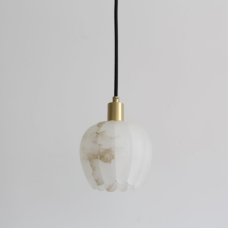 Art lamp cross-border modern simple light luxury marble bedroom bedside small chandelier entrance creative stylish designer