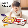 Tearable books for babies - durable, chewable cloth books with velcro - quiet, hand-tearable books - early education toys - washable