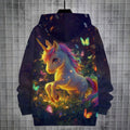 Kids' hoodie jacket, cross-border hot seller: cute cartoon print fashion zip-up hoodie for girls, dropshipping available