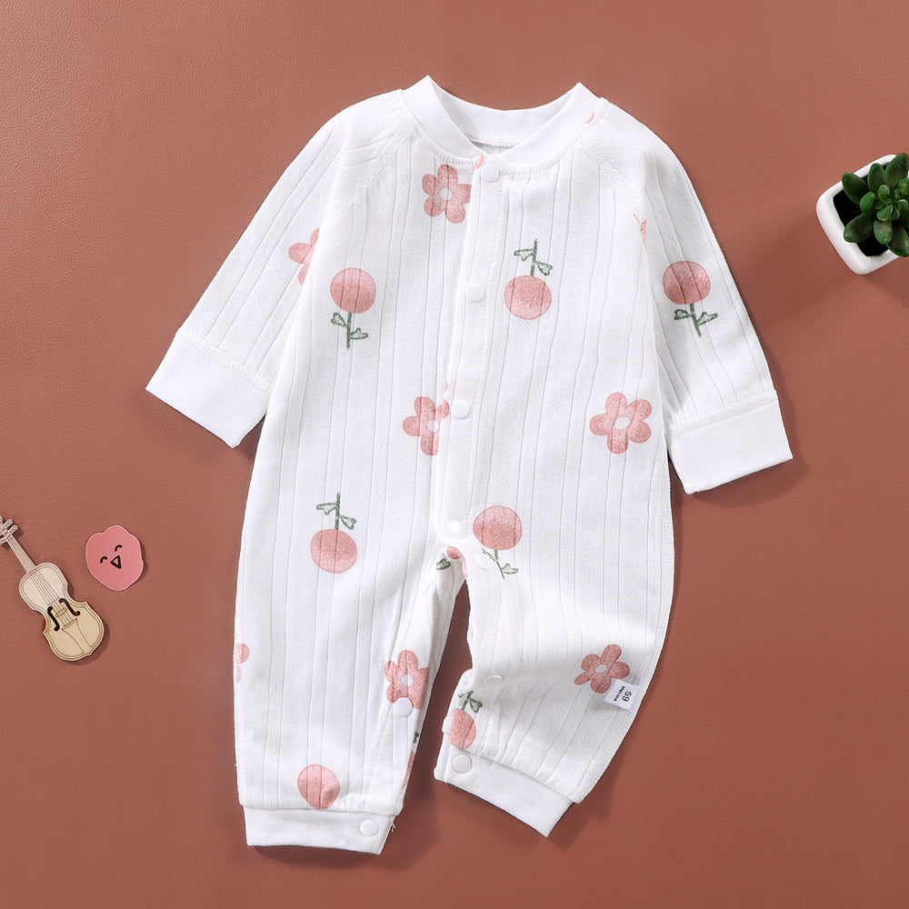 Baby romper - spring/autumn style, 100% cotton, seamless, 3-18 months, crawling suit, cute long-sleeve onesie, baby clothes