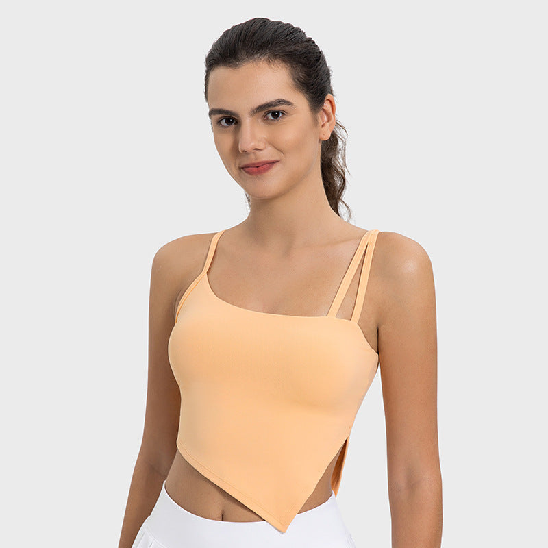 Thin shoulder straps, beautiful straps, chest pads, running yoga vest, auxiliary breast sports intimates, fitness wear, summer women's dss116