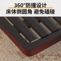 Popular minimalist floating bed 1.68m italian-inspired light luxury bed frame iron frame apartment bed without headboard bed style iron frame bed