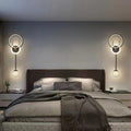 Modern minimalist nordic light luxury style wall lamp - bedroom bedside, hallway, creative background wall lighting fixture