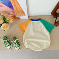 Newborn baby short-sleeve bodysuit - summer lightweight style - unisex baby summer outfit - romper - going out triangle swaddle - crawling suit