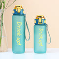 Factory customized cross-border plastic water bottle: stylish, portable, high-capacity, durable, and leak-proof for outdoor sports