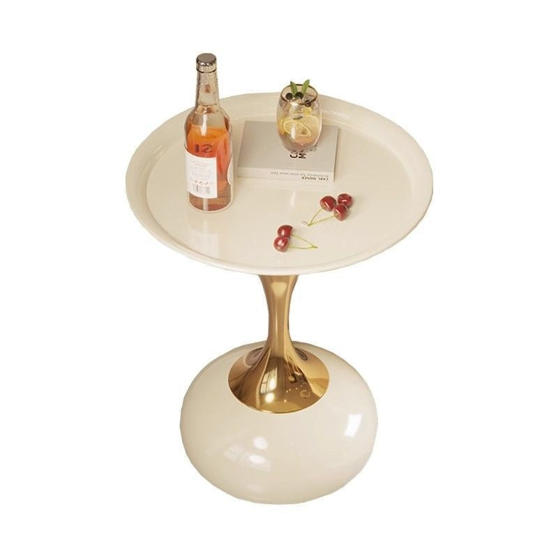 New arrivalclassy sofa side tableaccessible luxuryclassy iron small round table bedroom bedside table for homemovable coffee table
