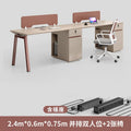 Saint li office desk and chair set - 4/6 seater minimalist modern office table with partition workstation computer desk