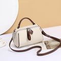 Small bag 2024 new women's fashion versatile phone bag handbag boston genuine leather women's bag chic crossbody bag