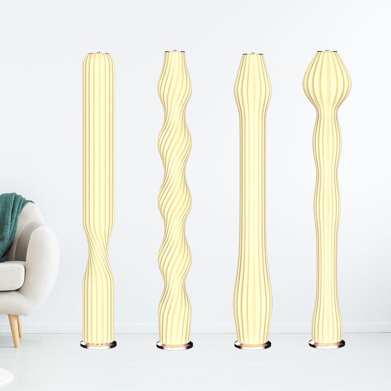 Creative art influencer 3d printed floor lamp - bedroom bedside, living room, hotel, restaurant - minimalist modern standing floor light