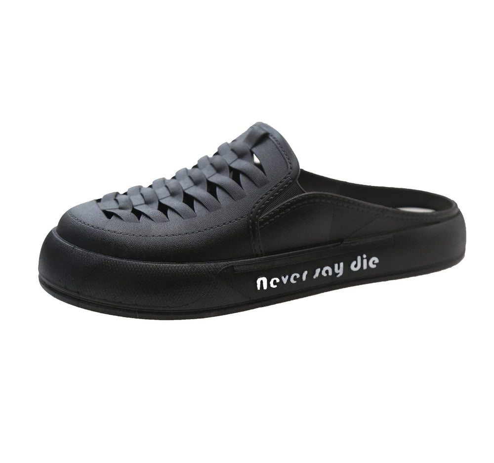 2024new arrivalsummerfashioncut outcasual baotou lazy slippers popularins outdoor beach one-line women's shoes