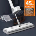 new hands-free flat mop - no-rinse, one-step cleaning for home use - lazy person's floor cleaning tool - large mop head