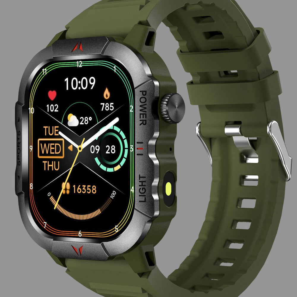 outdoor sports 3atm waterproof c28 smart bracelet watch 2.02inch - flagship edition with bluetooth calling and heart rate monitoring