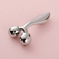 Manufacturer's new product 3d roller massager metal facial lifting and firming v face beauty massage stick handheld roller