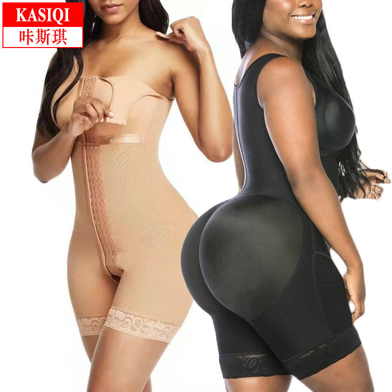 Shape wear cross-border mesh lace one-piece body shaping garment for women, tummy control, hip lift, body shaping garment, one-piece corset