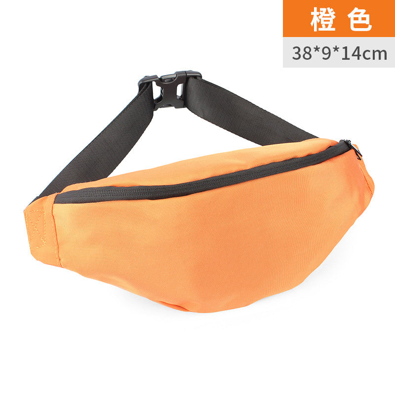 Cross-border new student messenger bag casual outdoor mountaineering mobile phone fanny pack large capacity men's sports shoulder breast bag