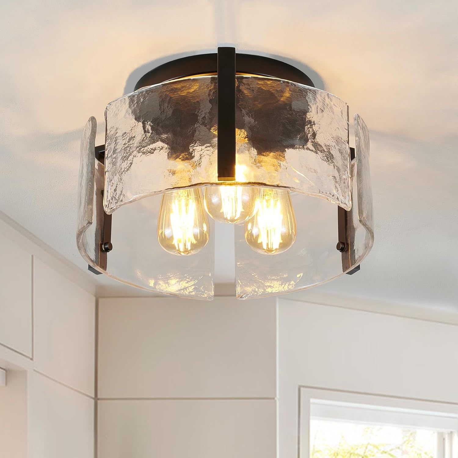 Cross Border 3 Light Modern Ceiling Light Corridor Lighting Ceiling Installation Suitable for Kitchen Lighting Lighting Bedroom