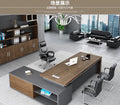 4s office sofa - minimalist modern small reception area seating - three-seater genuine leather business negotiation office