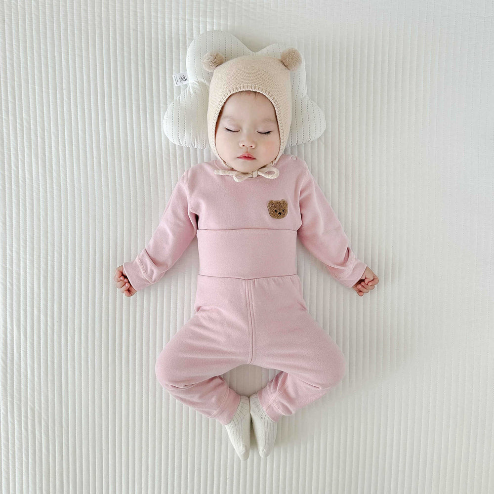 Baby german velvet heattechintimatessuitfall and winter baby close-fitting bottom autumn clothes and long trousers thickenedkids pajamas winter clothes