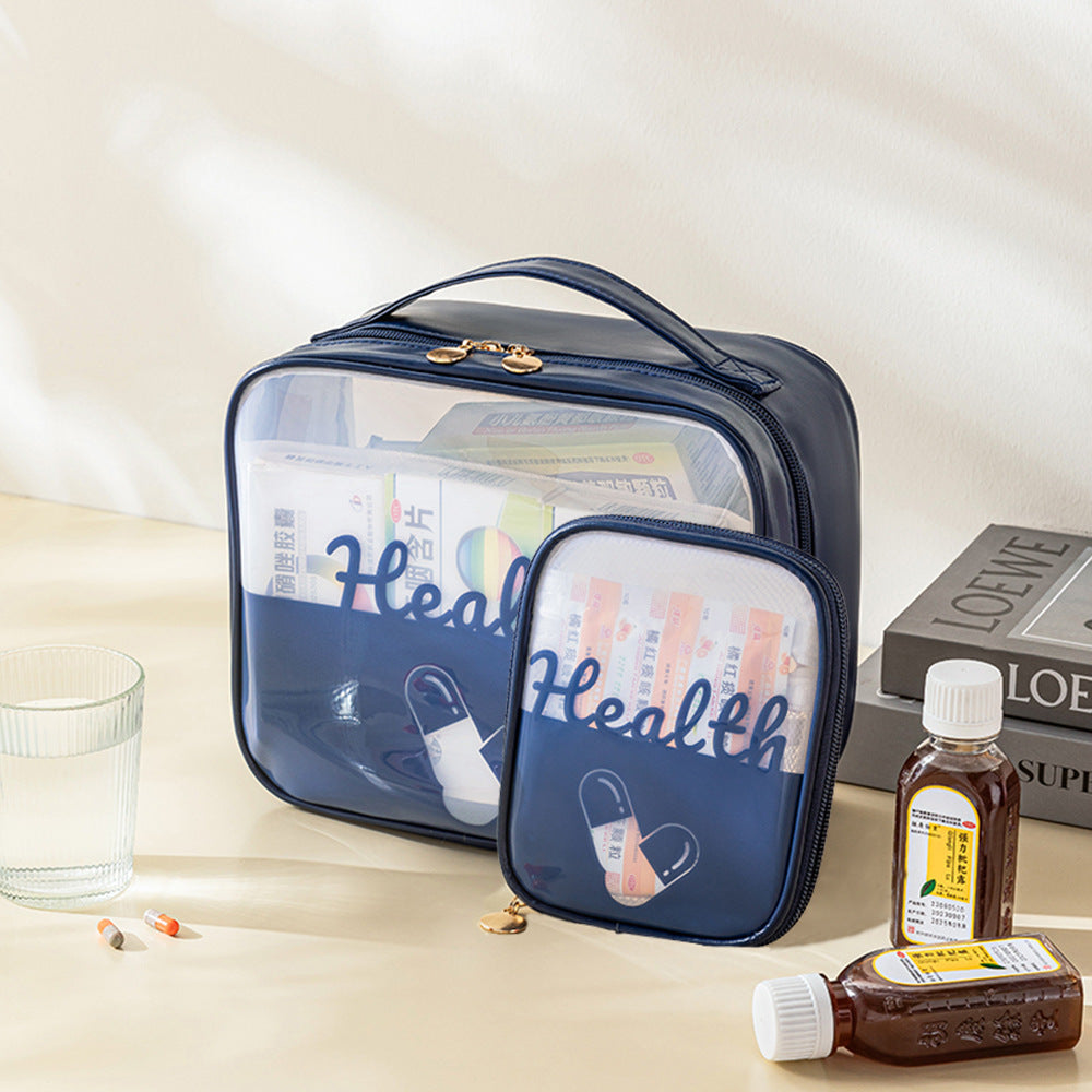 Portable First Aid Kit Cross Drug Storage Bag Travel Business Travel Medical Kit Large Capacity Medical Emergency Kit