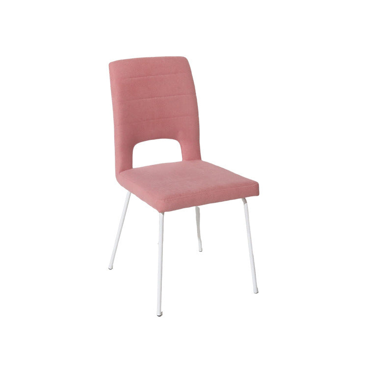 Modern dining chair - minimalist nordic style, light luxury design. perfect for home, dining tables, restaurants, and as a stylish backrest stool. also ideal as a trendy makeup chair
