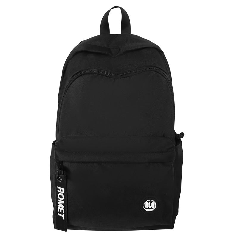Men's college student fashionable minimalist large capacity backpack, women's high school student outdoor travel bag, laptop backpack