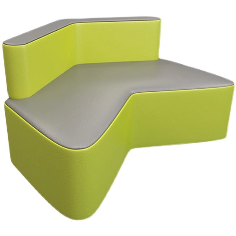 Sectional sofa minimalist creative irregular stool kindergarten office mall rest area negotiation reception table and chair sofa