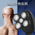 Wholesale floating five-blade shaved head washable handy gadgetmen electric razor razor rechargeable beard razor
