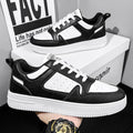 2025 new spring men's white sneakers breathable casual skate shoes athletic ins trendy low-top running shoes for men