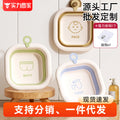 Baby foldable wash basin set - 3 piece portable washbasin for newborns and toddlers