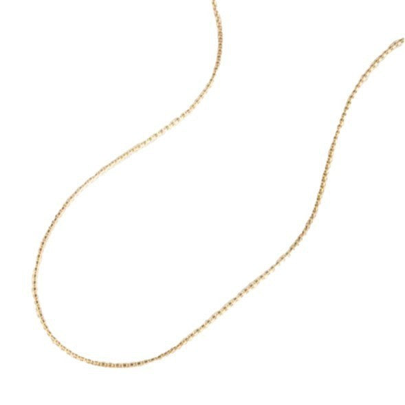 Gold stainless steel necklace women's fashion simple easiest for match thin chain fashion cross-border titanium steel jewelry clavicle chain