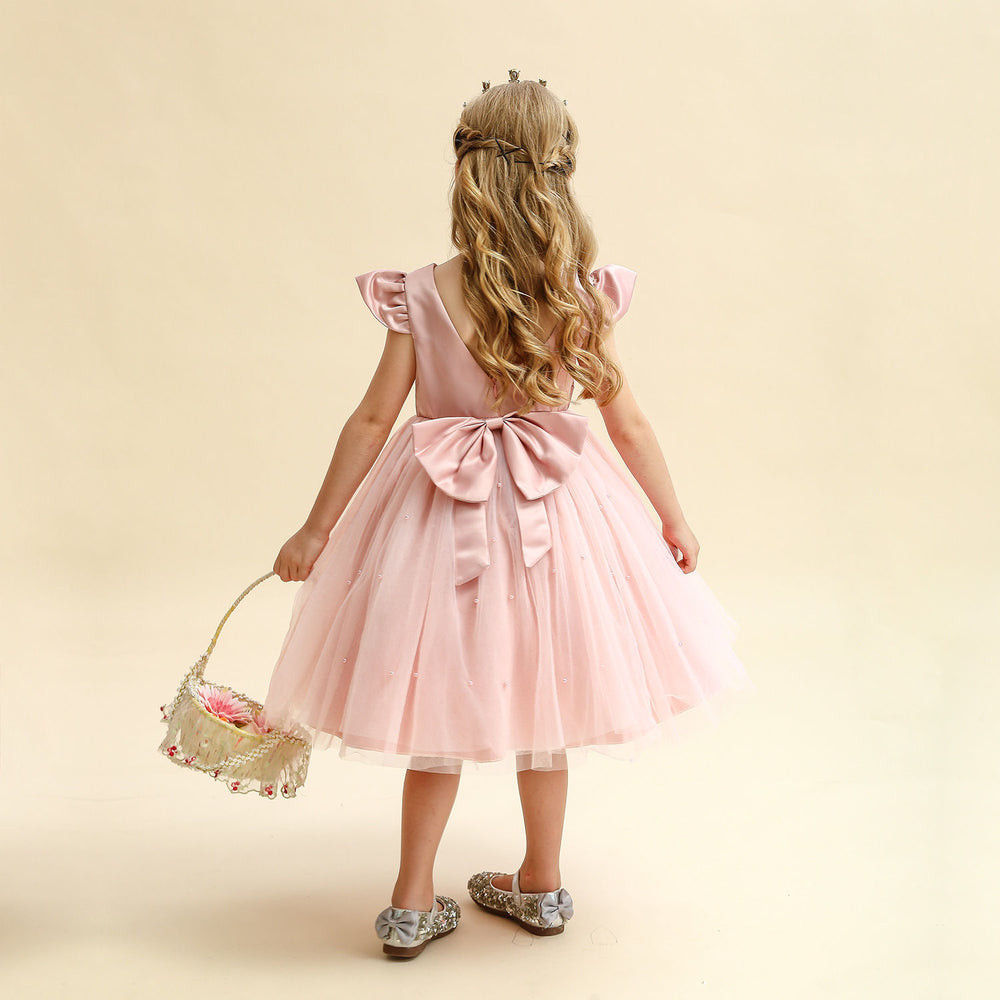 First birthday dress for girls,  little girl princess tutu dress, children's host performance flower girl wedding dress