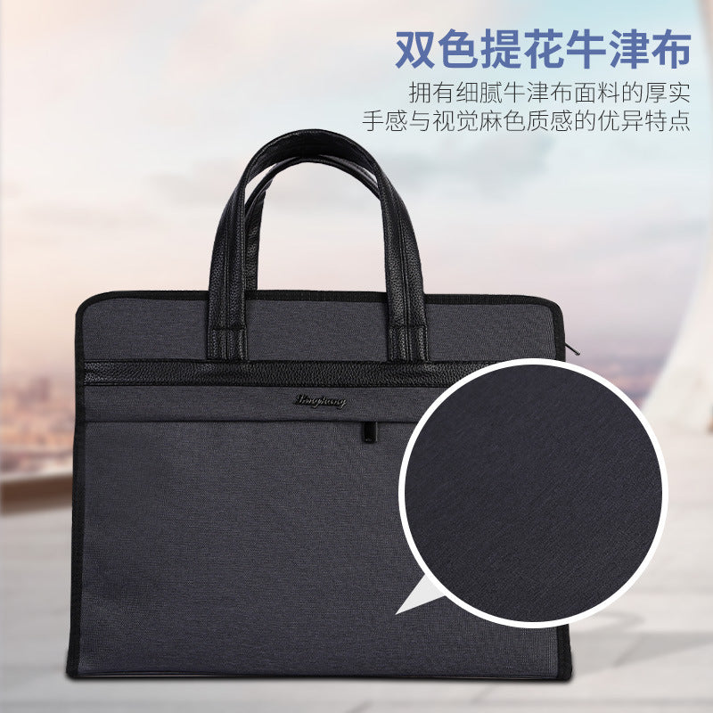 Pilot 2115 Multifunctional Briefcase Portable File Bag Large Capacity Thickened Wide File Bag Anti-drop Computer Bag