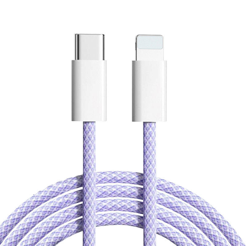 Apple 17 compatible data cable, c-to-c double-ended type-c charging cable, 15-weave fast charging data cable, c-to-c