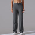 Naked new waistband drawstring loose pants high waist body shaping yoga clothes large flap pocket pants on both sides sports wear fitness pants