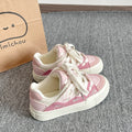 K-stylecasual sneakers for women 2026 spring and summer new arrivaleasiest for matchniche style shoes thick sole student white shoes bread shoes