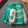 Boys' outerwear: new  collection - kids' baseball jacket, autumn apparel, trendy brand jacket for boys, perfect for spring and autumn
