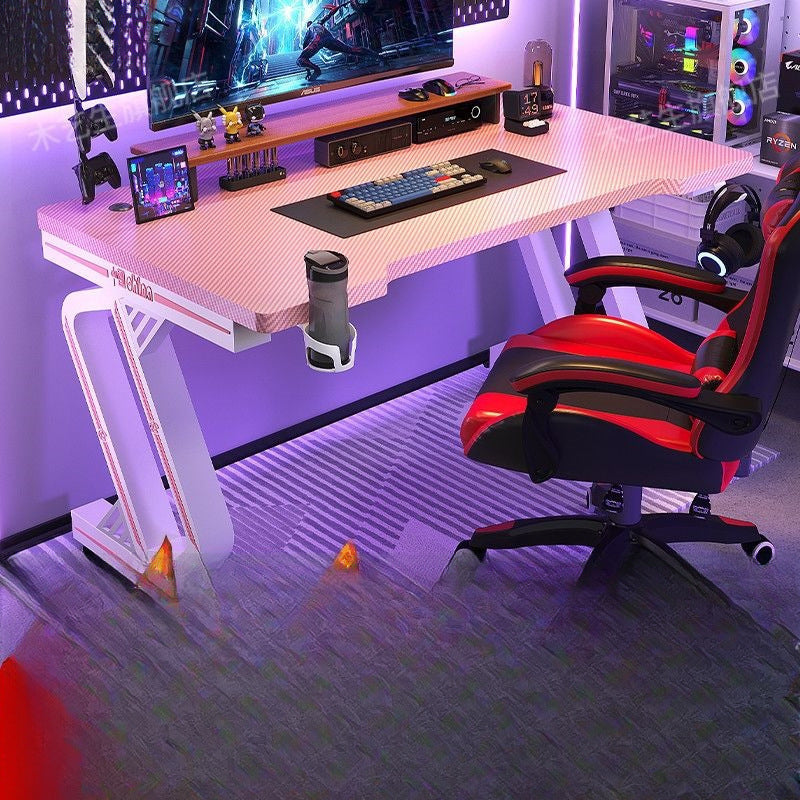Computer desk desktop home electronic competition table office desk chair carbon fiber desk competition table student bedroom game table