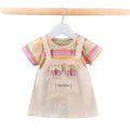 Girls' striped sundress - new summer style, lightweight, short-sleeved, in-stock wholesale