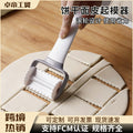 hot-selling dough biscuit roller knife casual portable plastic fondant dough roller knife biscuit demoulding device