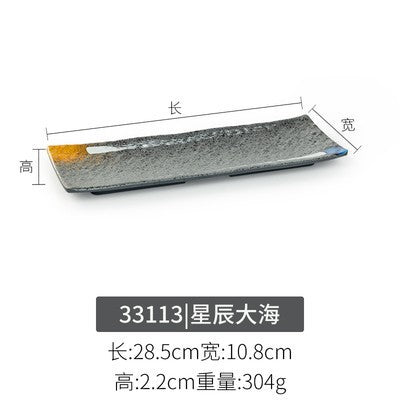 Melamine plate japanese plastic barbecue plate imitation porcelain round flat plate barbecue plate restaurant hot pot tableware dish plate commercial
