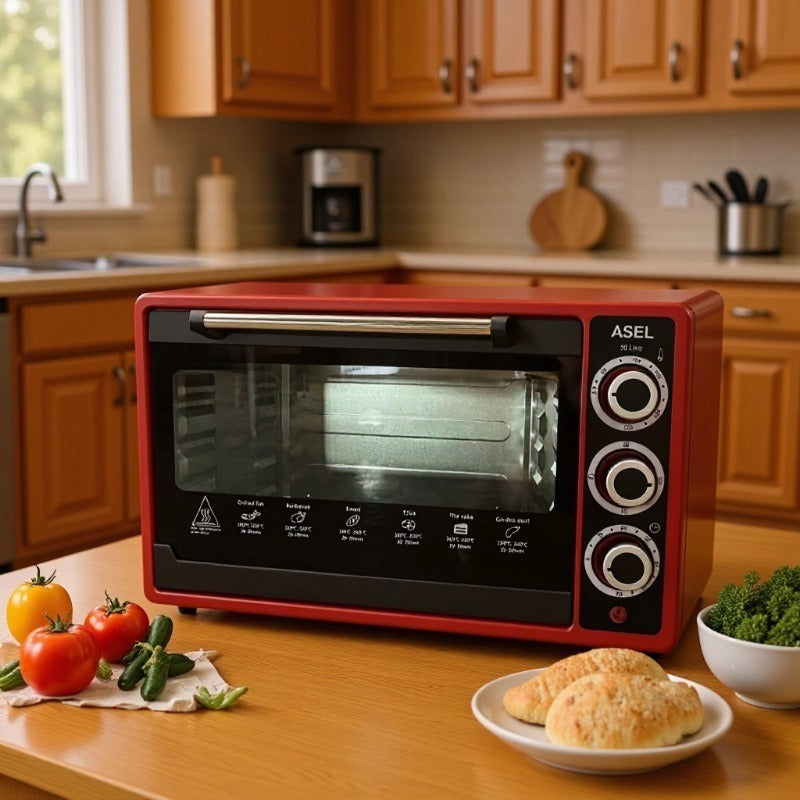 Factory direct cross-border large capacity electric oven - baking with temperature control, timer function, 48l home use oven - wholesale